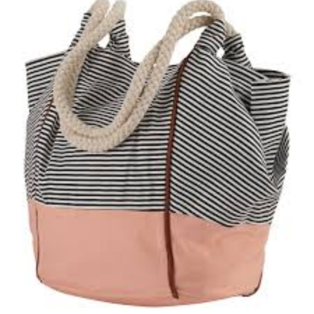 Roxy Striped Tote Bag